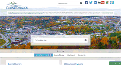 Desktop Screenshot of cornerbrook.com