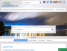 Tablet Screenshot of cornerbrook.com